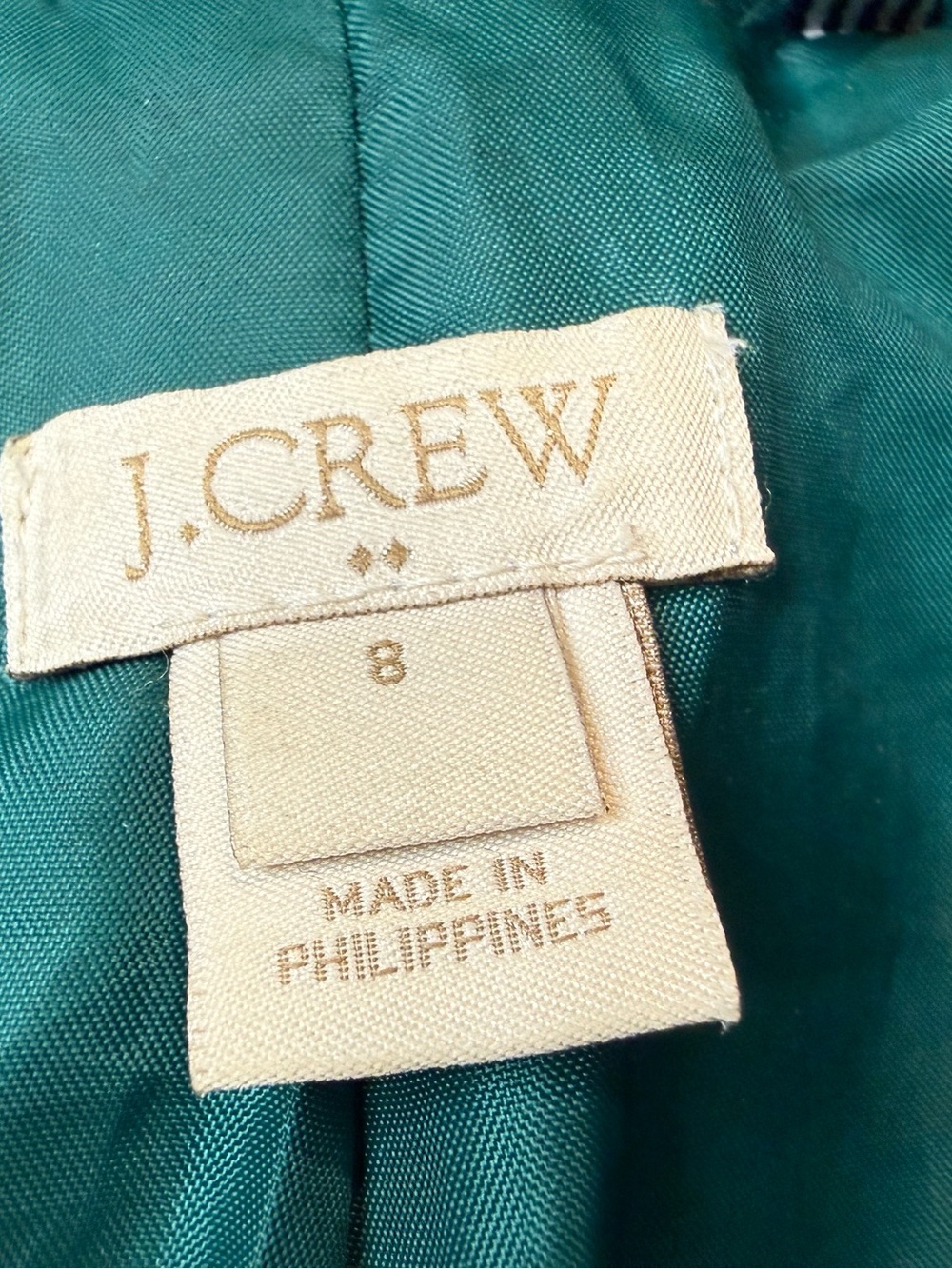 J. Crew City Coat - Emerald Green size 8 - Picture 9 of 13